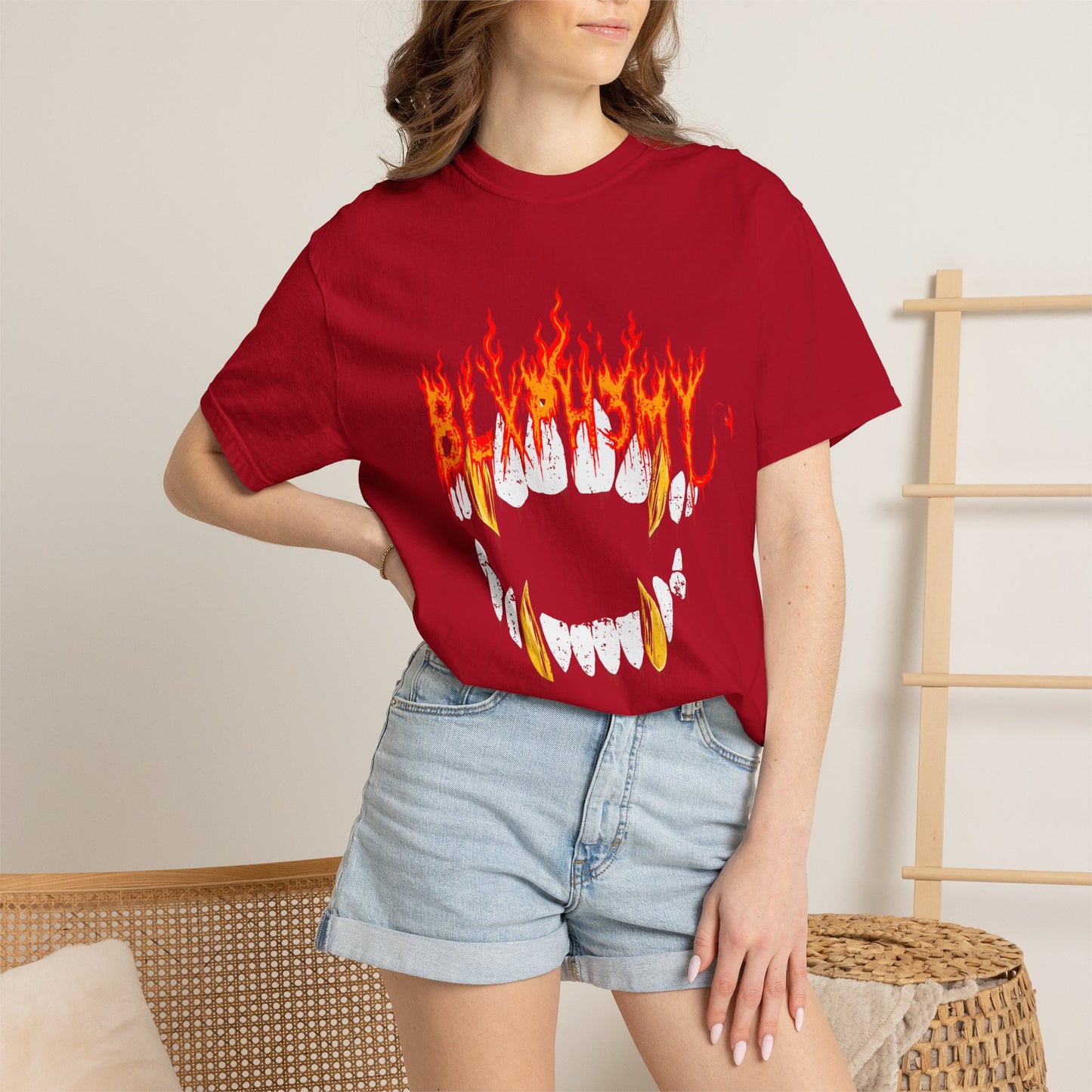 Blxph3my Bloody Fangs T-shirt