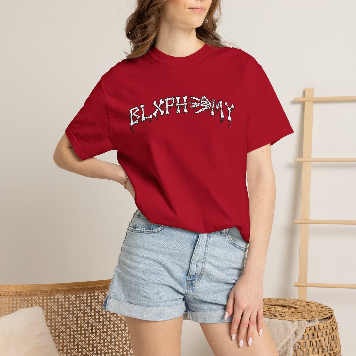 Blxph3my Bloody Bones T-shirt