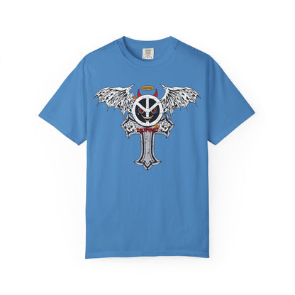 Blxph3my Wings and Cross T-shirt