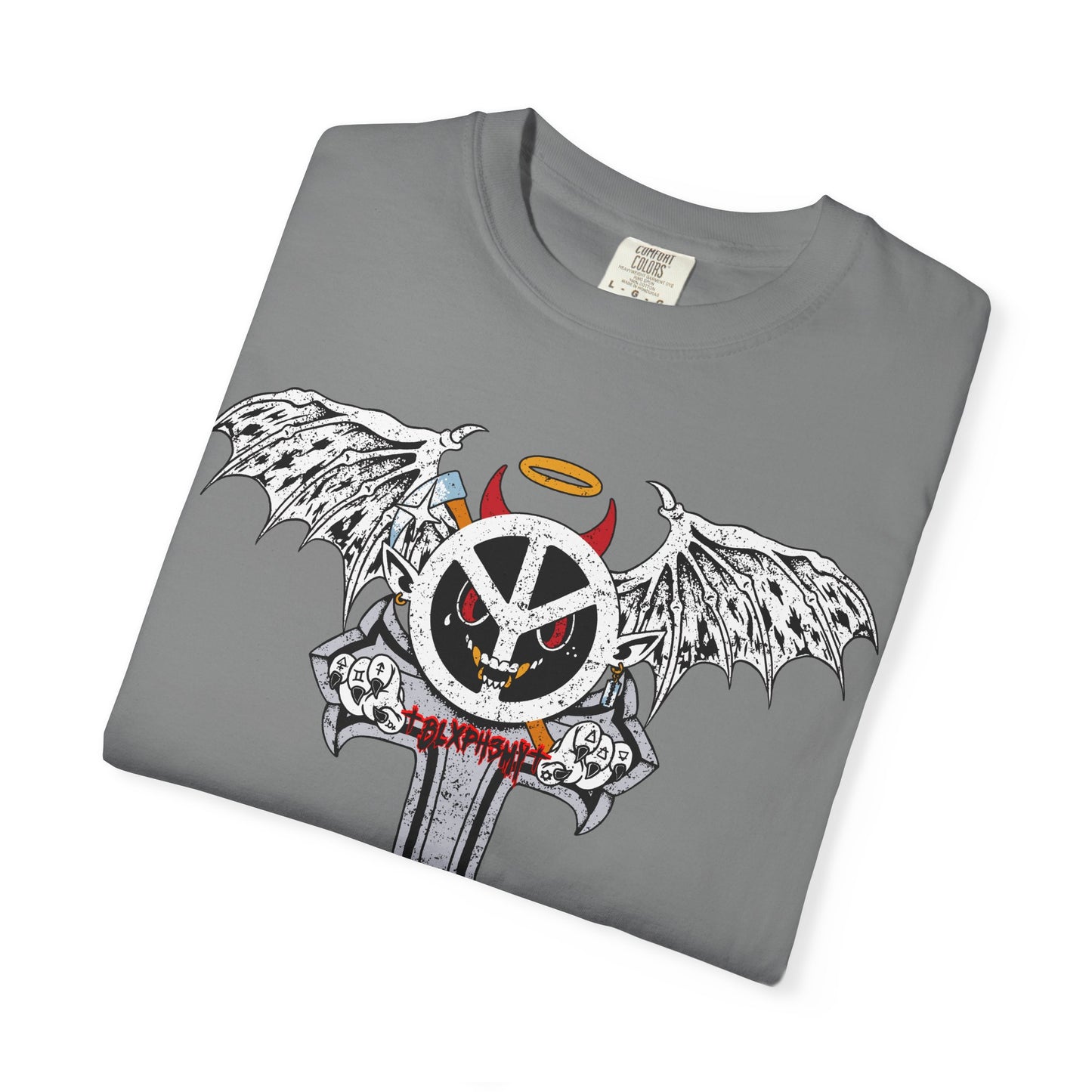 Blxph3my Wings and Cross T-shirt