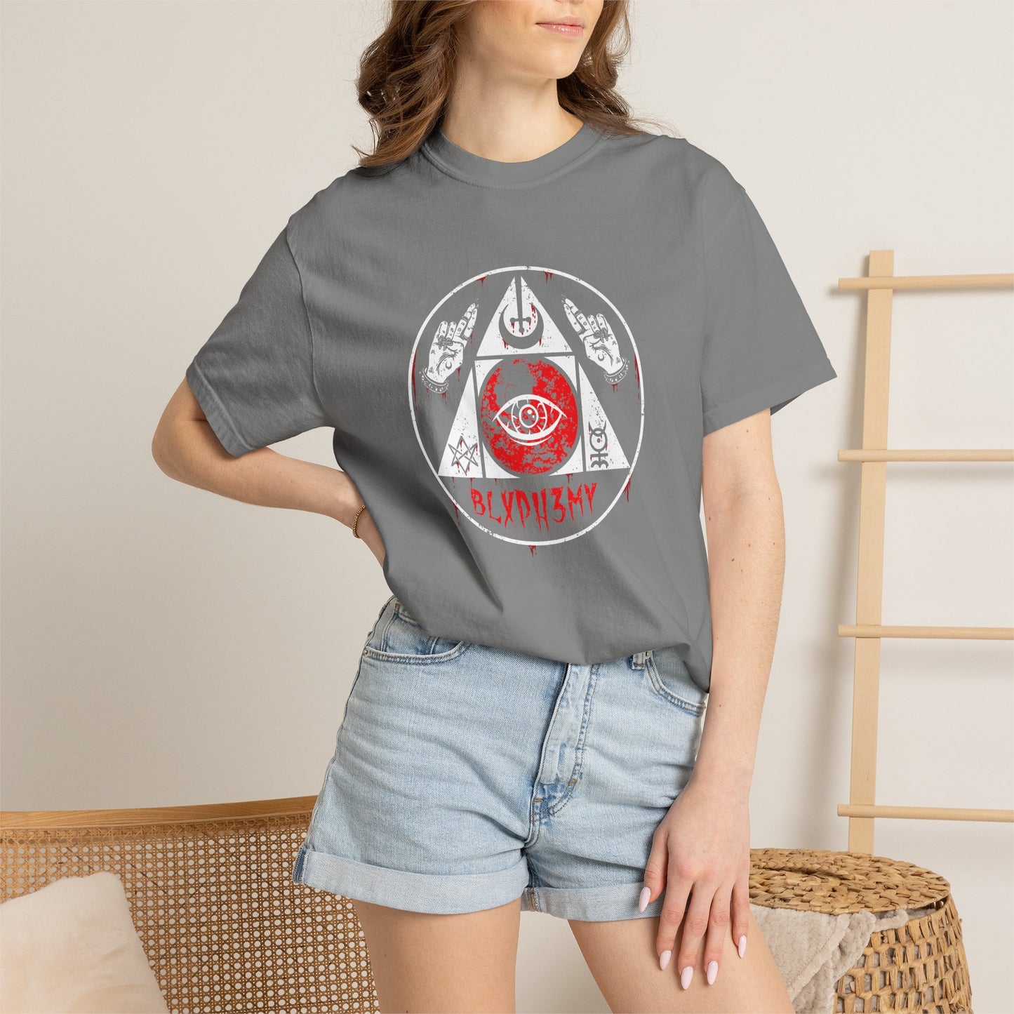 Blxph3my Kybalion Occult Adult T-shirt