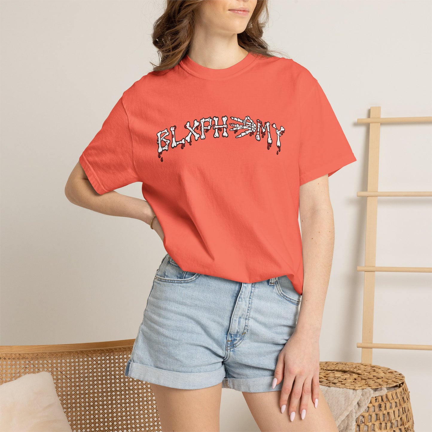 Blxph3my Bloody Bones T-shirt