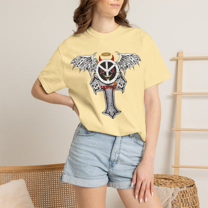 Blxph3my Wings and Cross T-shirt