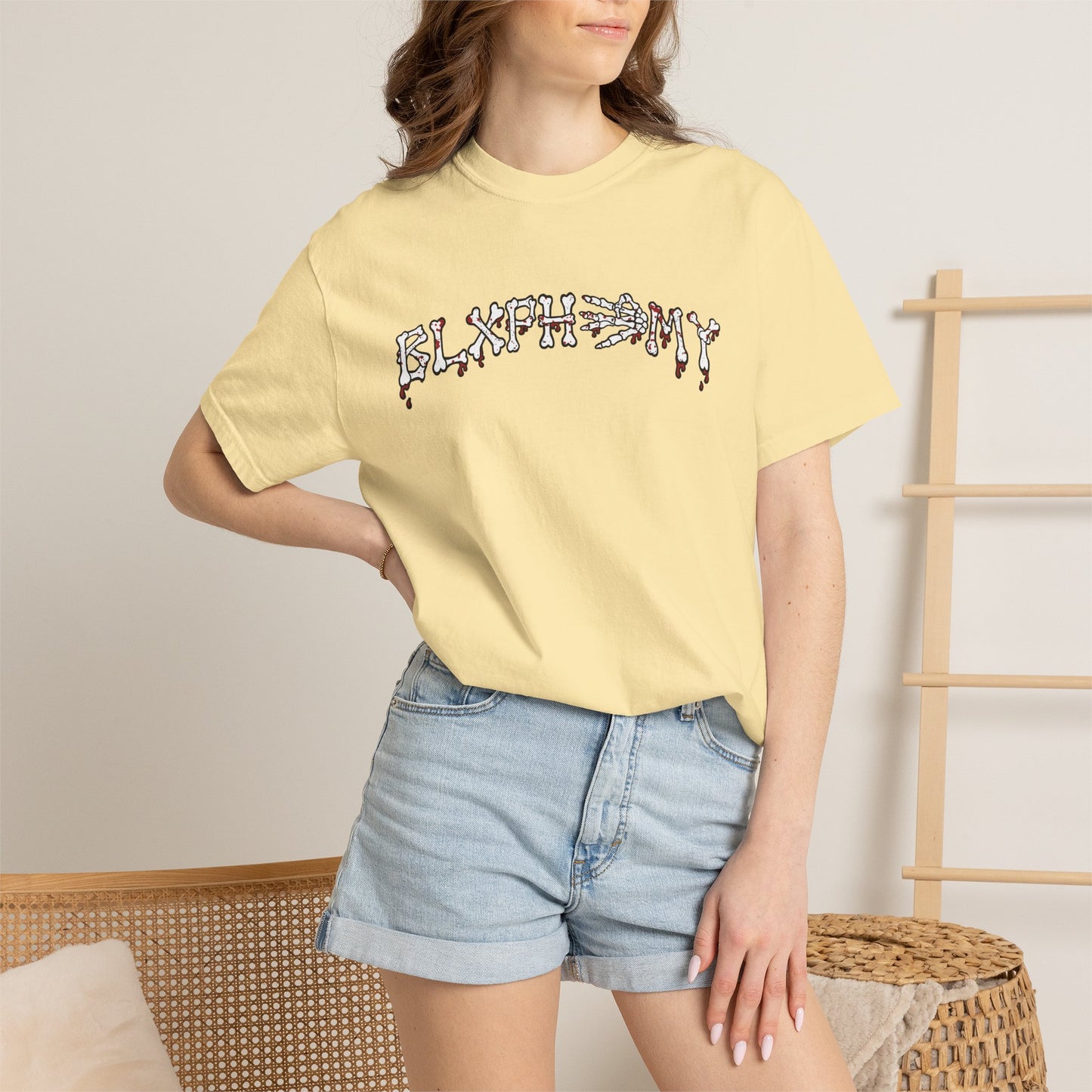 Blxph3my Bloody Bones T-shirt