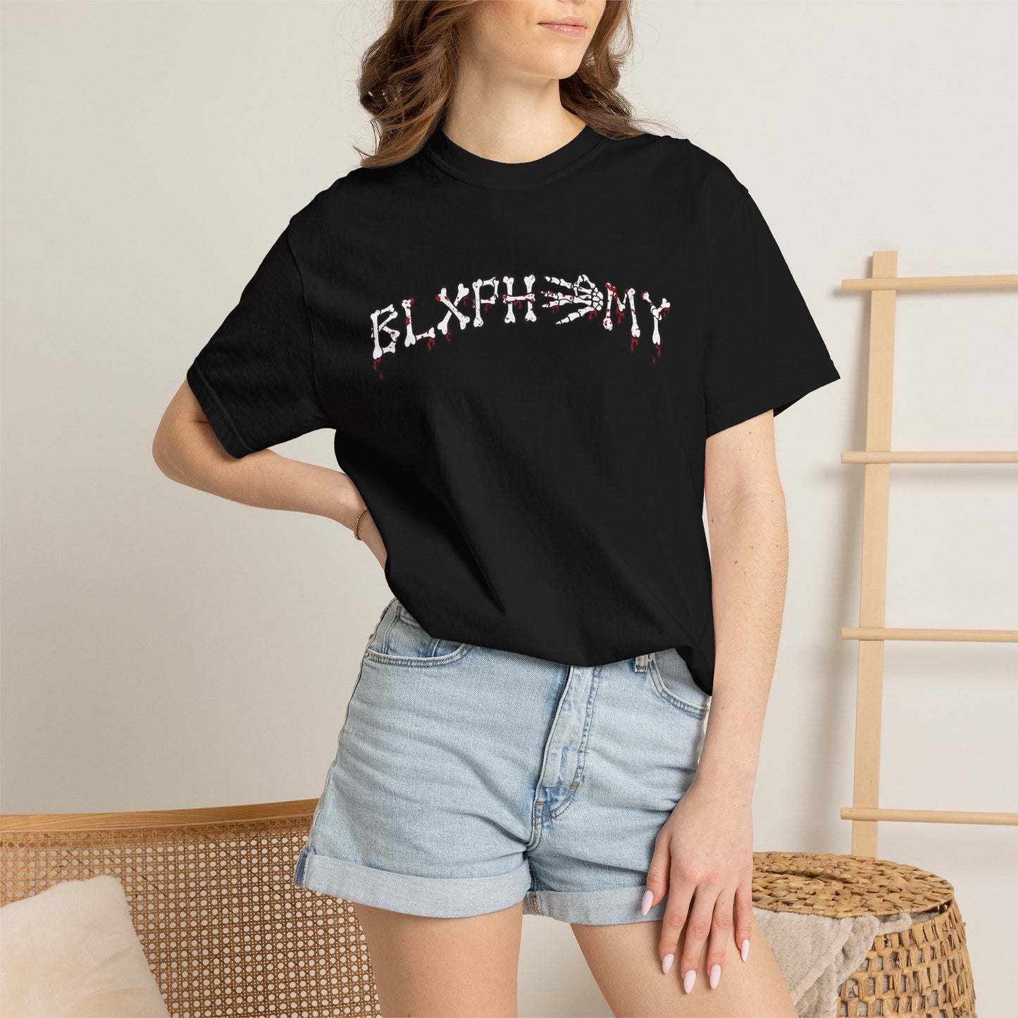 Blxph3my Bloody Bones T-shirt