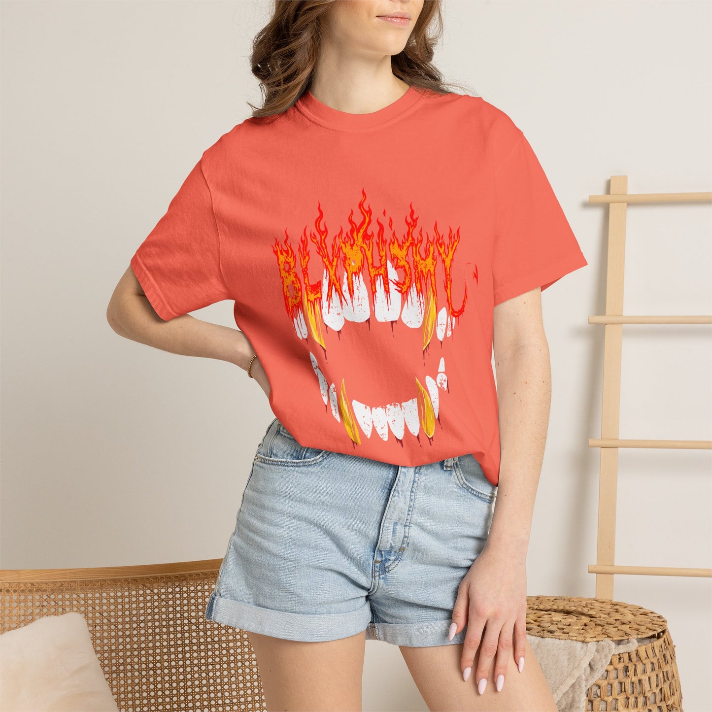 Blxph3my Bloody Fangs T-shirt