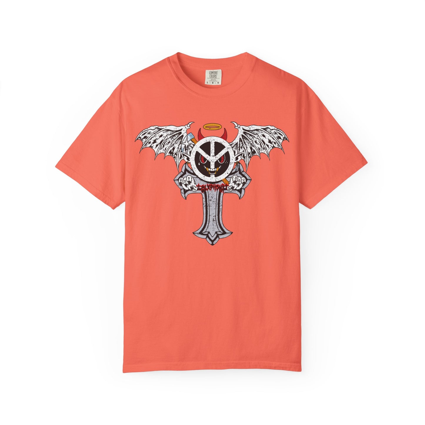 Blxph3my Wings and Cross T-shirt